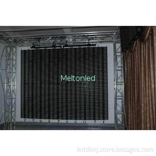Personalized DVI VGA, Svideo, DVD, TV Electronic Led Curtai